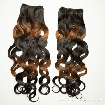 Free shipping curly deep indian  water wave human hair bundles extension 8-14inches  remy hair in whole sale